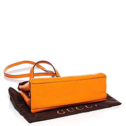 Gucci Cellarius Calfskin Small Bamboo Daily Top Handle Bag Curcuma 4 of 8