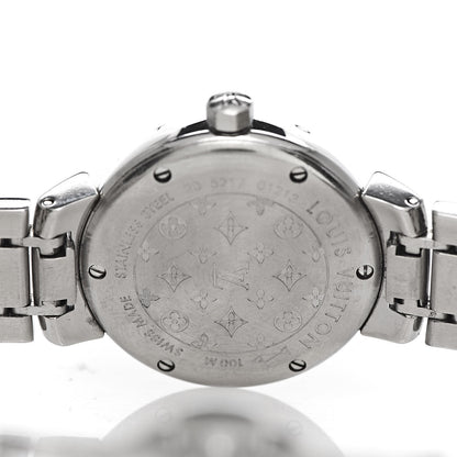 Louis Vuitton Stainless Steel 28mm Tambour Quartz Watch 5 of 7