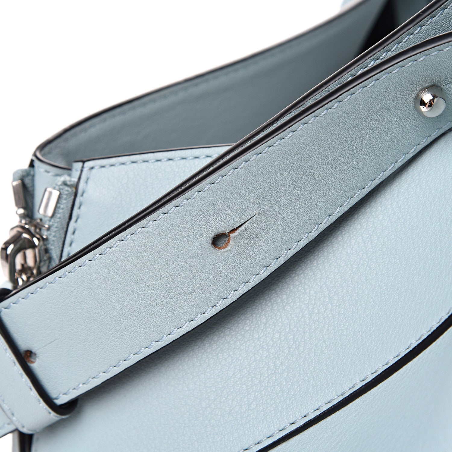Loewe Calfskin Medium Hammock Shoulder Bag Aqua 11 of 11