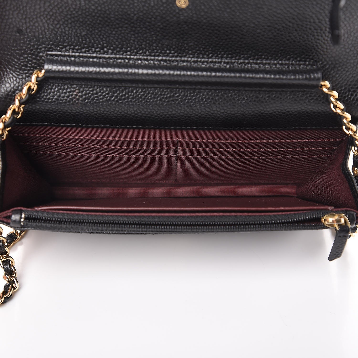 Chanel Caviar Quilted Wallet On Chain WOC Black 5 of 9