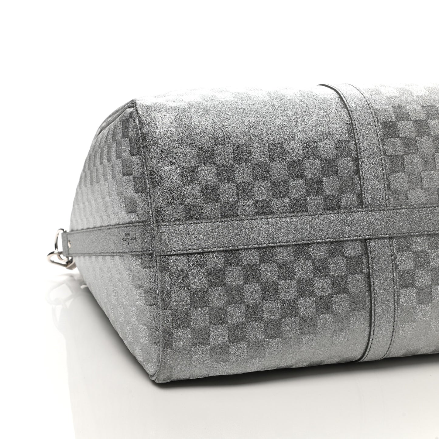 Damier Glitter Keepall Bandouliere 50 Silver
