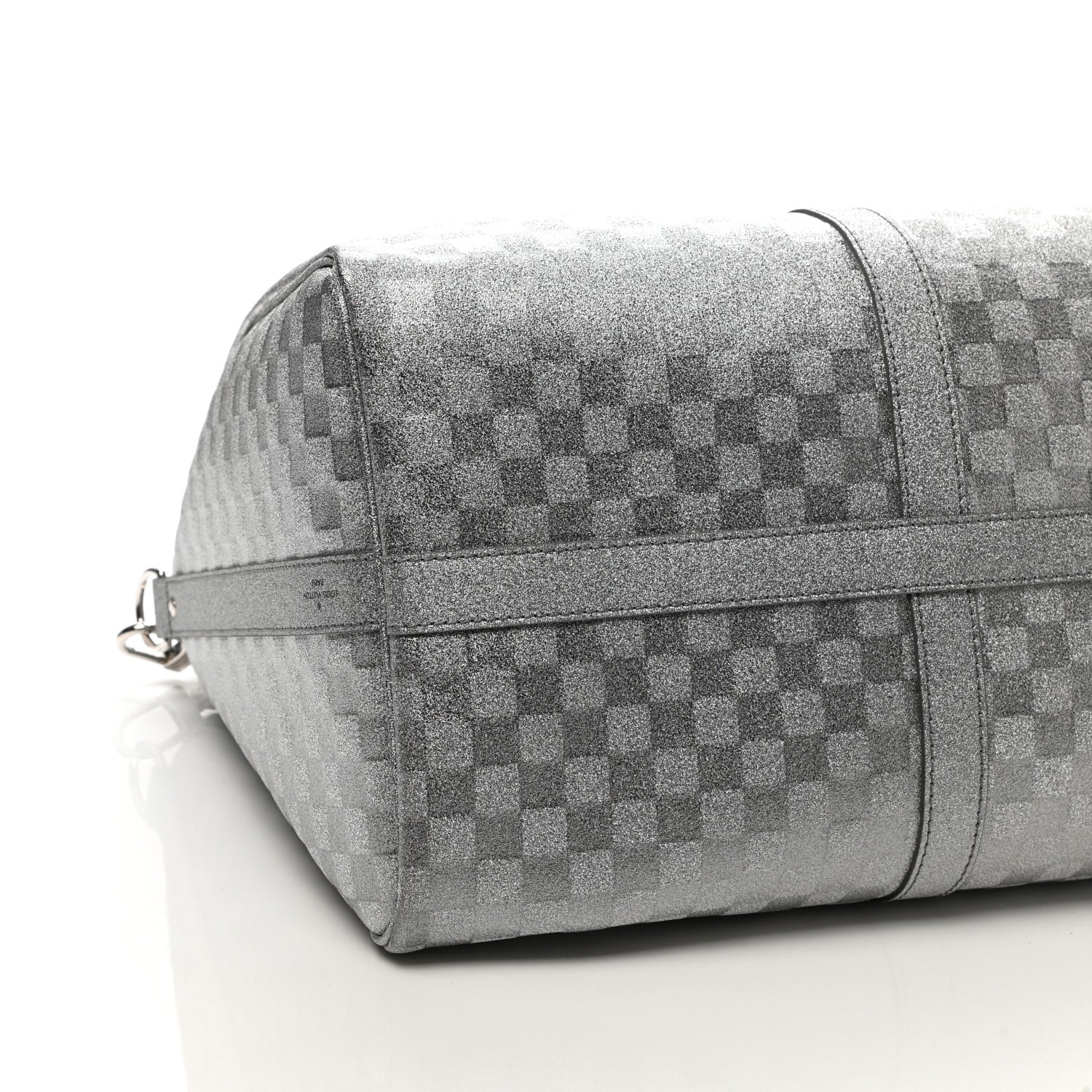 Louis Vuitton Damier Glitter Keepall Bandouliere 50 Silver 8 of 9