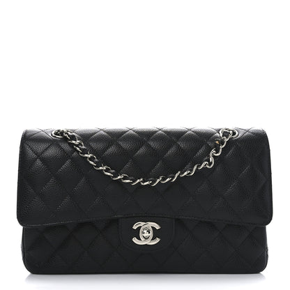 Chanel Caviar Quilted Medium Double Flap Black 1 of 10