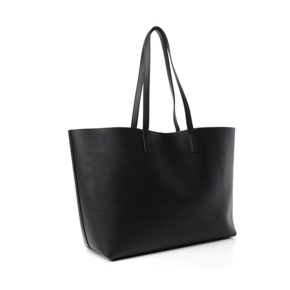 Saint Laurent Calfskin Large Shopping Tote Black 3 of 10
