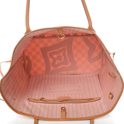 Louis Vuitton Damier Azur Tahitienne Neverfull MM 8 of 16