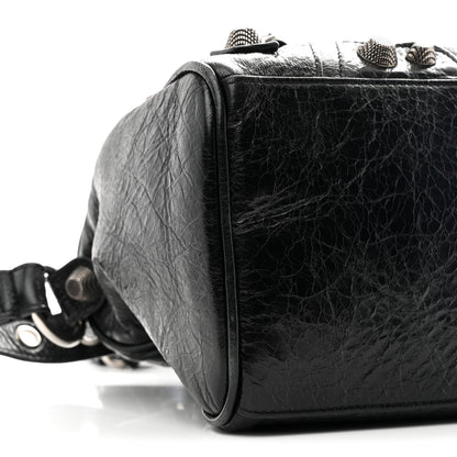 Balenciaga Agneau Arena Medium Le Cagole Duffle Crossbody Bag Black 10 of 11