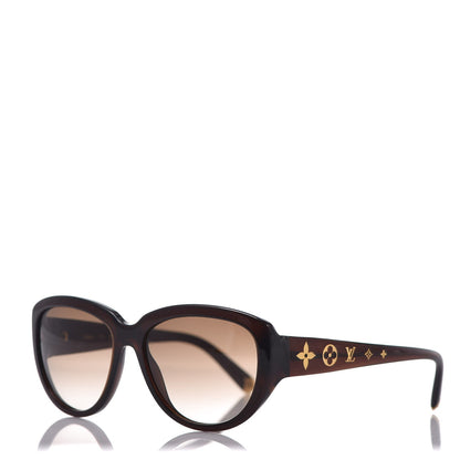 Louis Vuitton Acetate Obsession Sunglasses Z0624W Brown Glitter 1 of 6