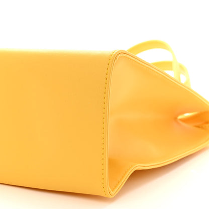 Telfar Vegan Leather Medium Shopping Bag Yellow 11 of 11