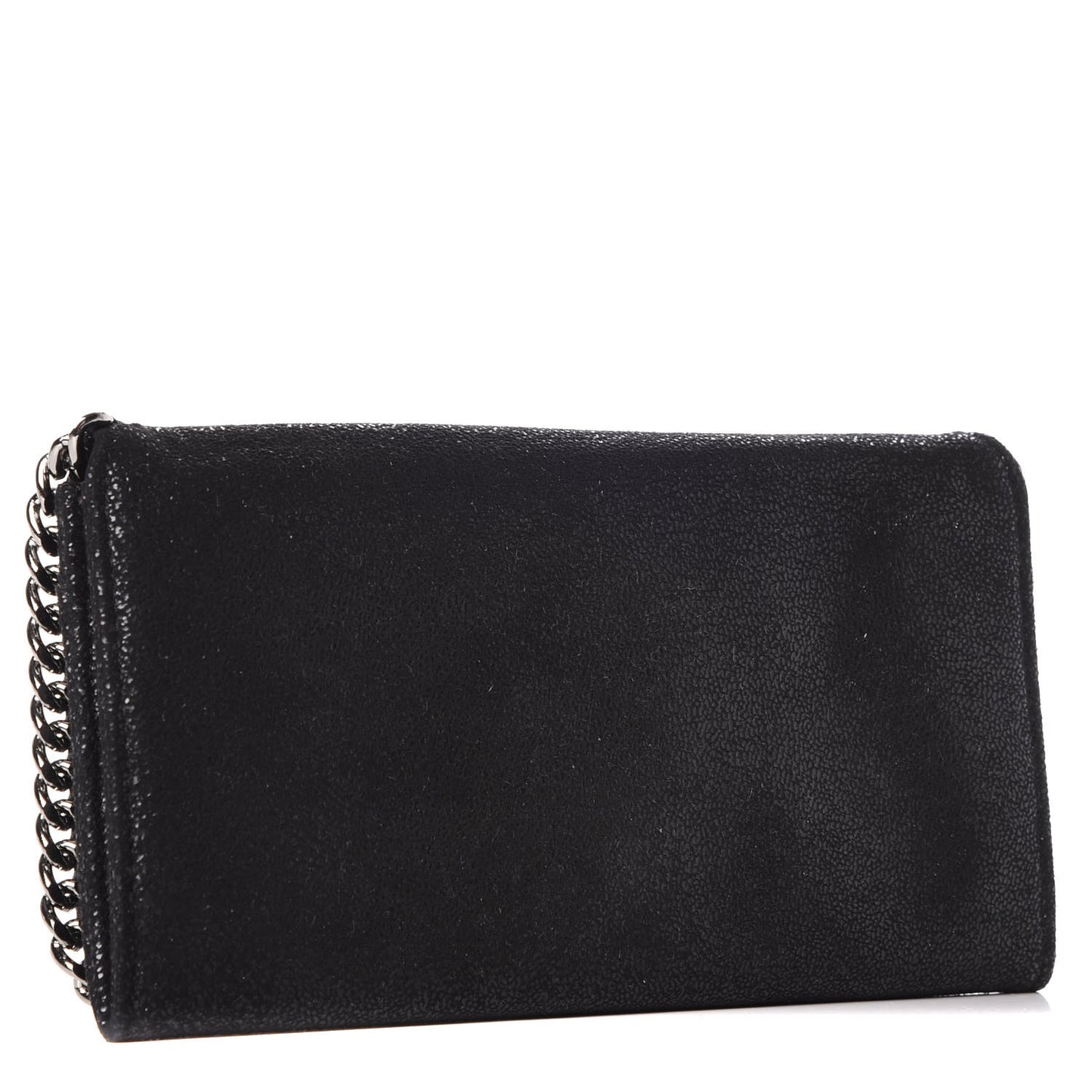 Shaggy Deer Falabella Flap Wallet Black