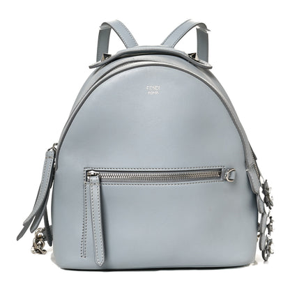 Fendi Vitello Dolce Crystal Flowerland Croc Tail Mini Backpack Grey 1 of 13