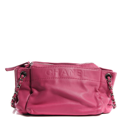 Chanel Lambskin Lax Accordion Hobo Pink 1 of 7