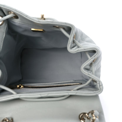 Chanel Caviar Quilted Mini Urban Spirit Backpack Light Blue 4 of 9