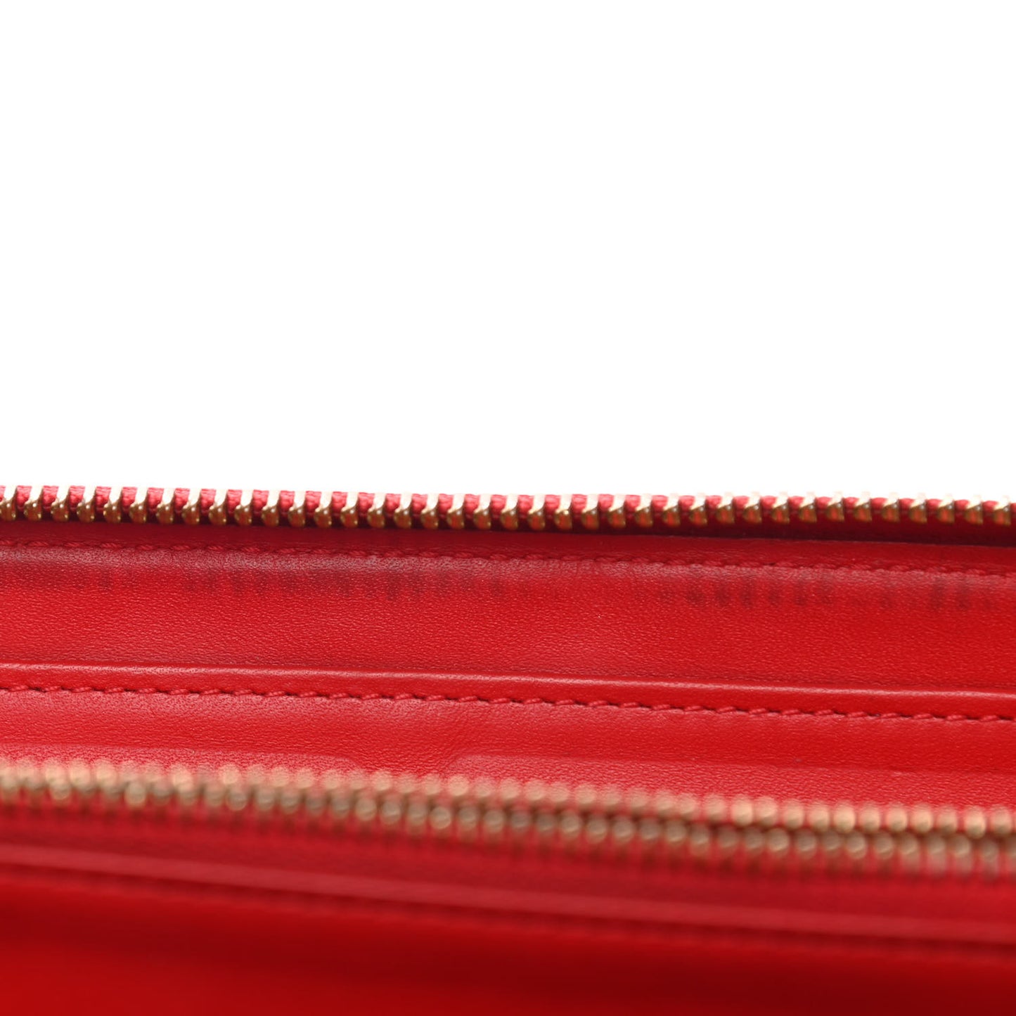 Patent Sweet Monogram Zippy Wallet Pomme D'Amour