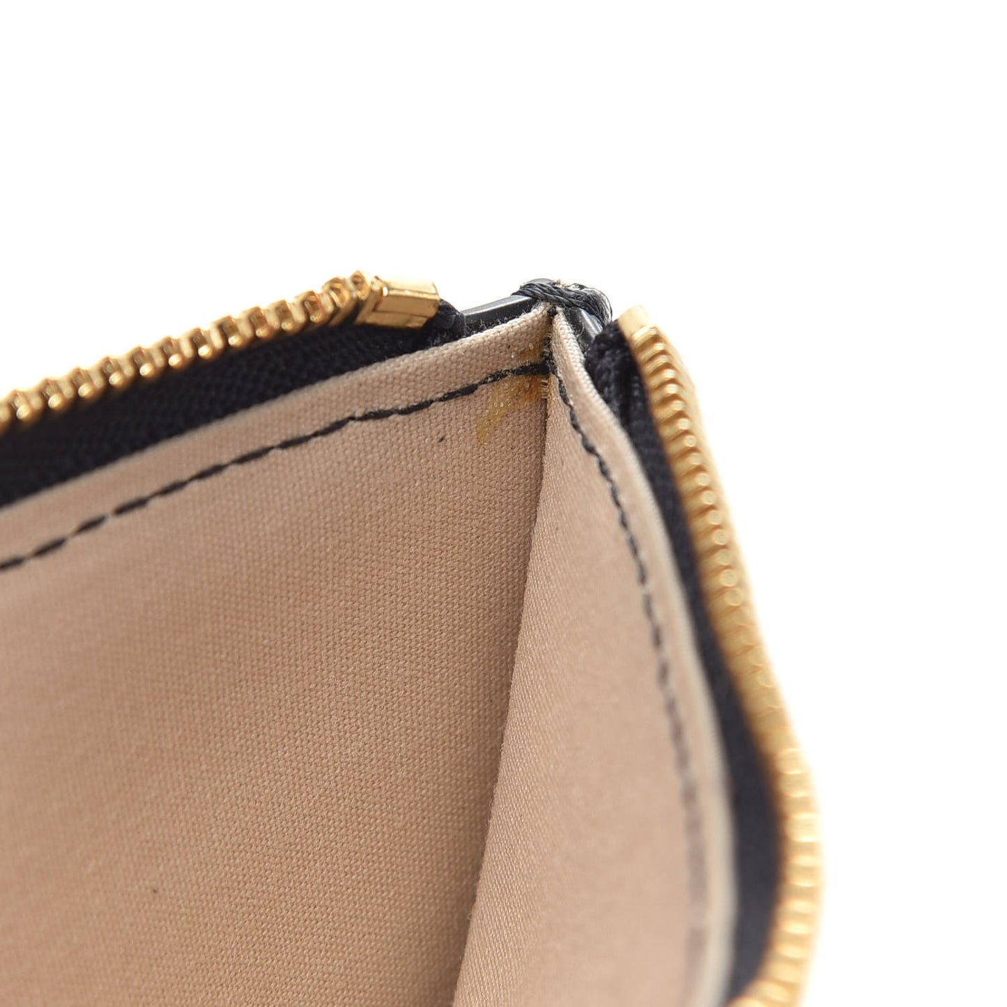 Smooth Calfskin Logo Vick Zip Card Case Full Blue