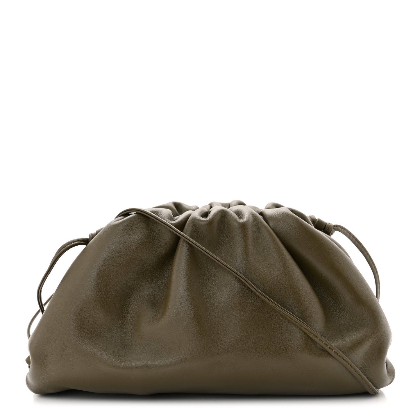 Butter Calfskin The Mini Pouch Kaki Fondente