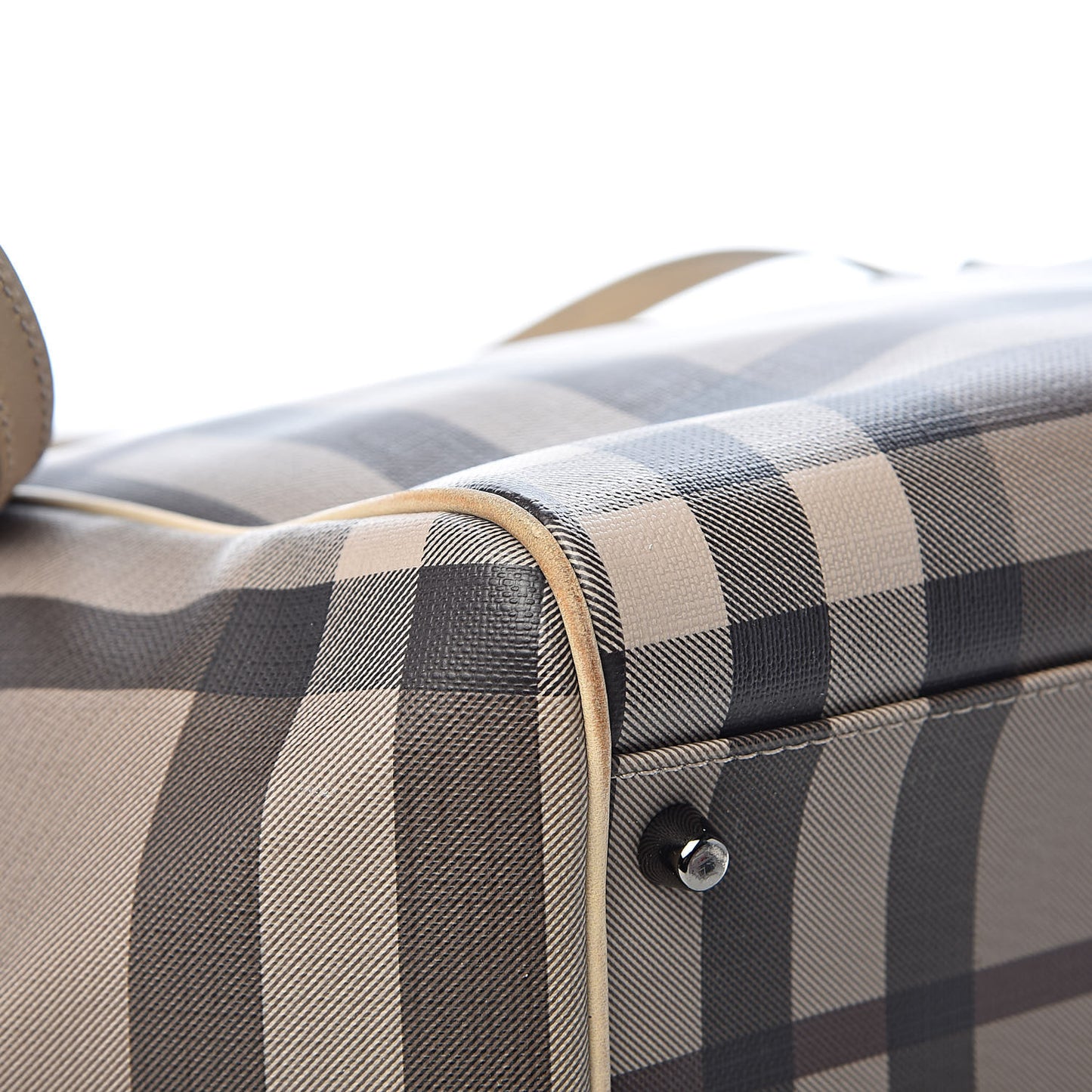 Smoked Check Small Canterbury Tote Trench