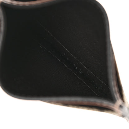 Gucci GG Supreme Monogram Calfskin Card Holder Beige Ebony Cuir 5 of 6
