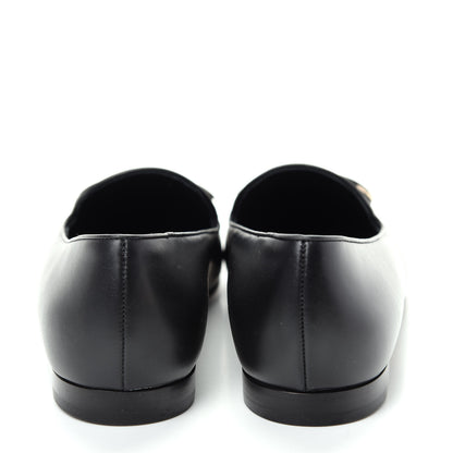 Valentino Garavani Nappa Vlogo Loafers 38 Black 7 of 10
