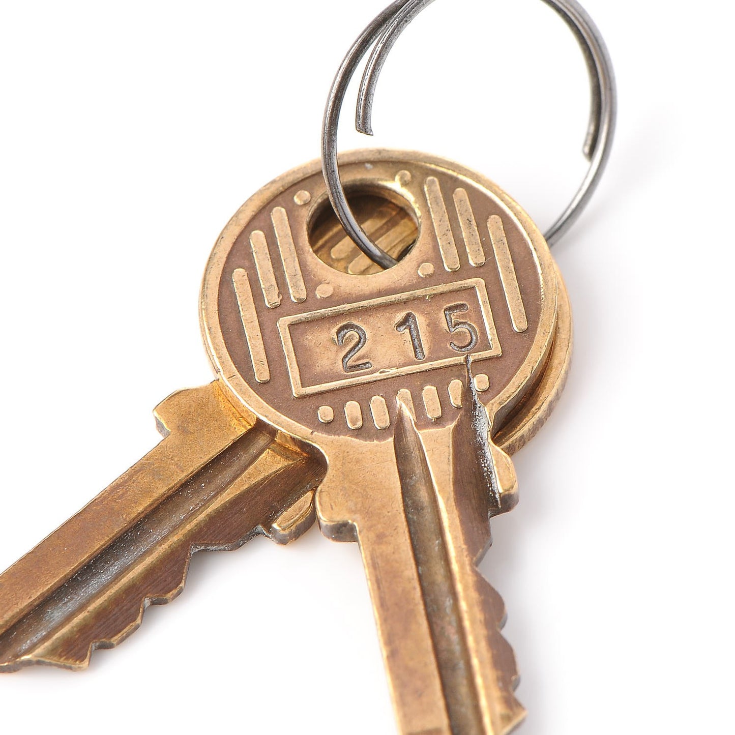 Brass Lock and 2 Keys Set #215