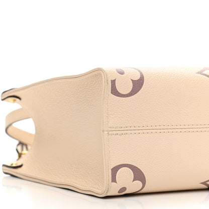 Louis Vuitton Empreinte Monogram Giant Onthego PM Creme Bois De Rose 9 of 11