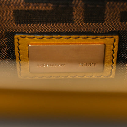 Fendi Vitello Zucca Large Peekaboo Iconic Satchel Yellow Tobacco 7 of 10