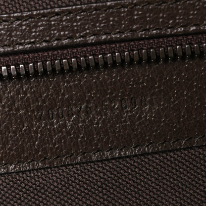 Gucci GG Supreme Monogram Textured Dollar Calfskin Web Ophidia Savoy Garment Bag Beige Ebony New Acero 7 of 12