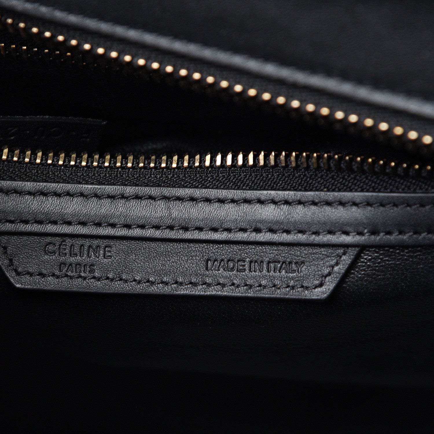 Celine Smooth Calfskin Micro Luggage Black 5 of 13