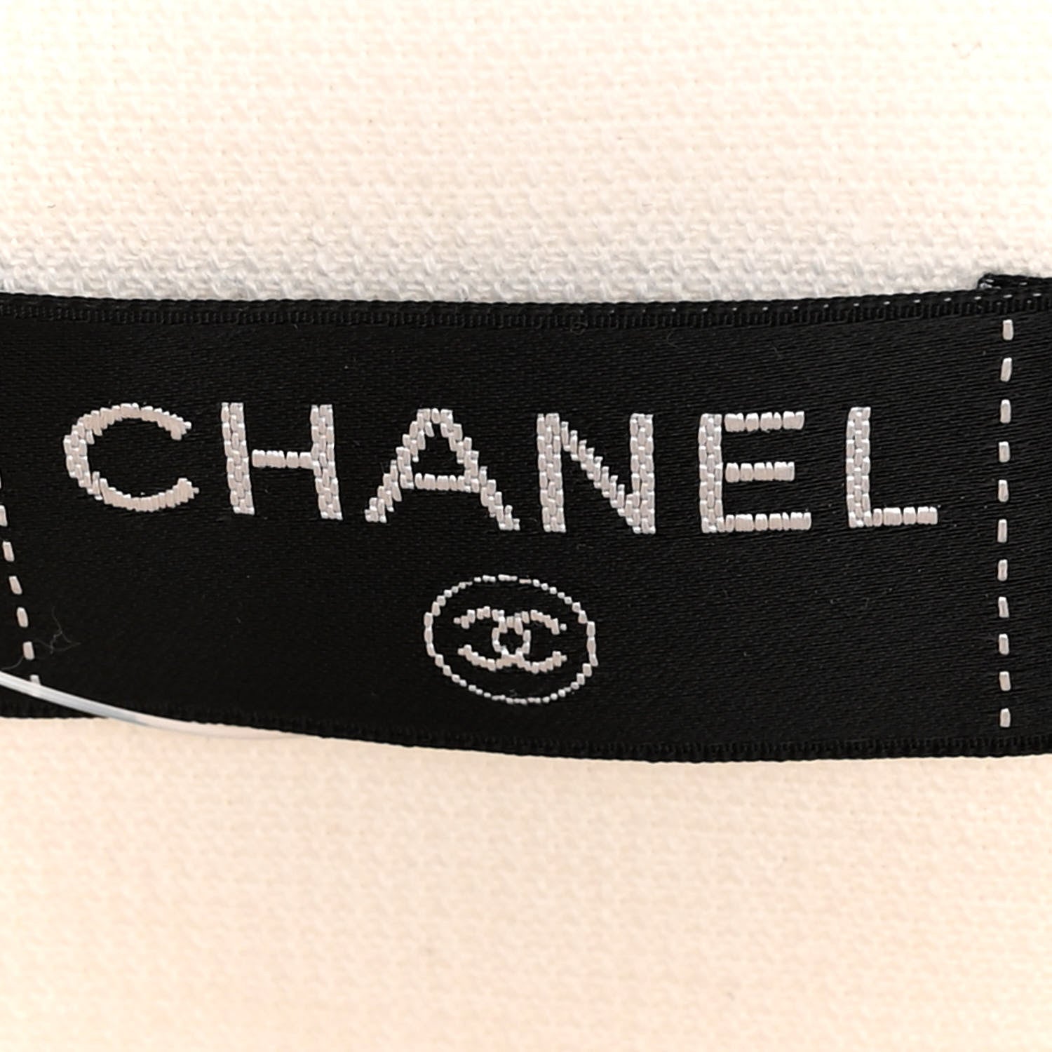 Chanel Terry Cotton CC Beach Tote Towel Set Black White 7 of 10