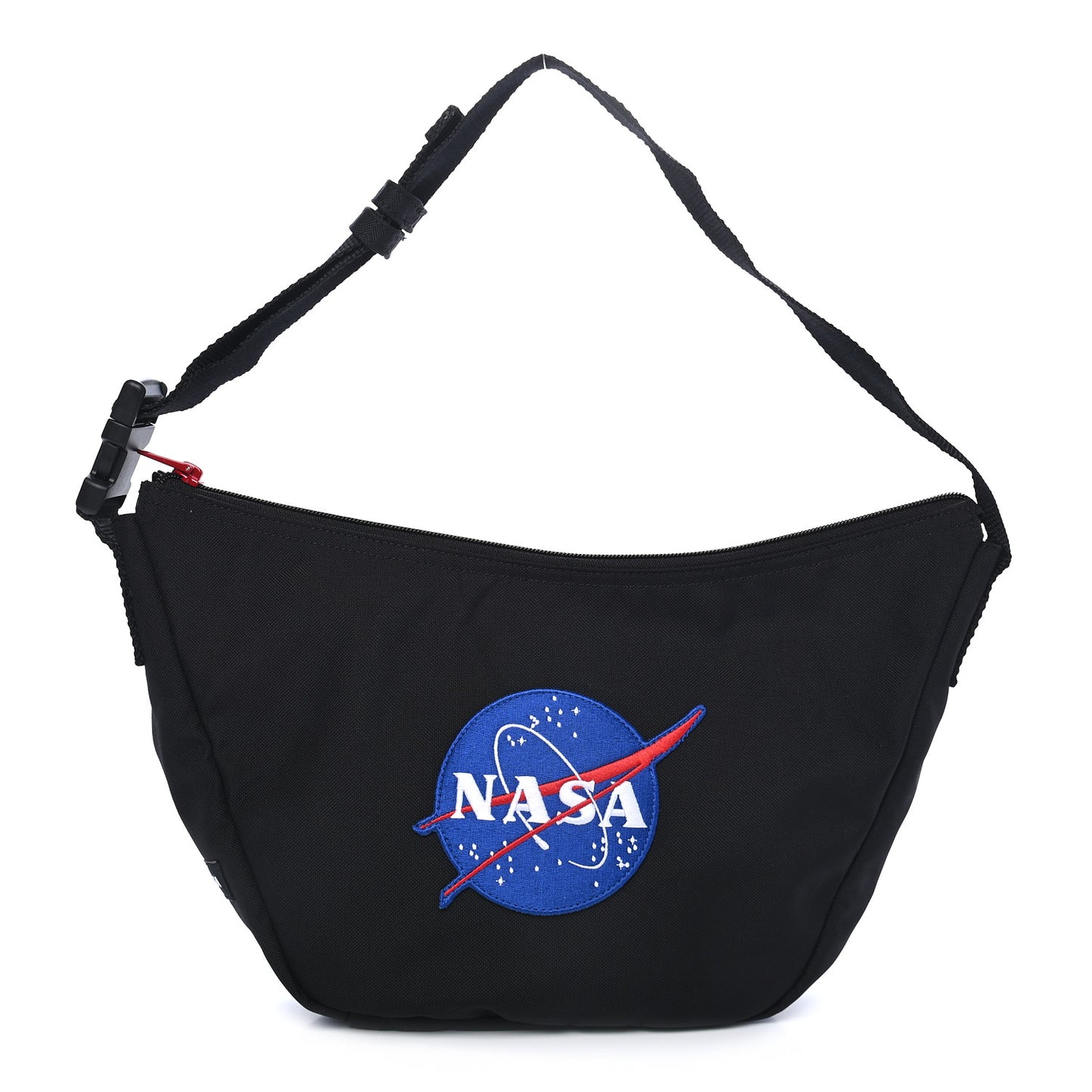 Recycled Nylon NASA X Space Sling Bag Black