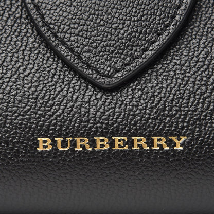 Burberry Soft Grain Calfskin Small Buckle Tote Black 11 of 14