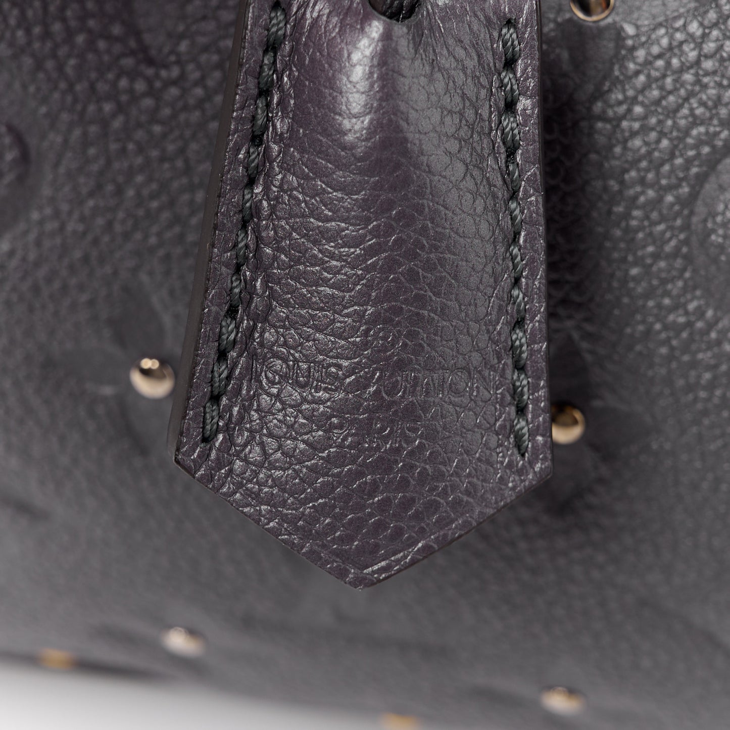 LOUIS VUITTON Empreinte Studded Montaigne BB Gris Silver