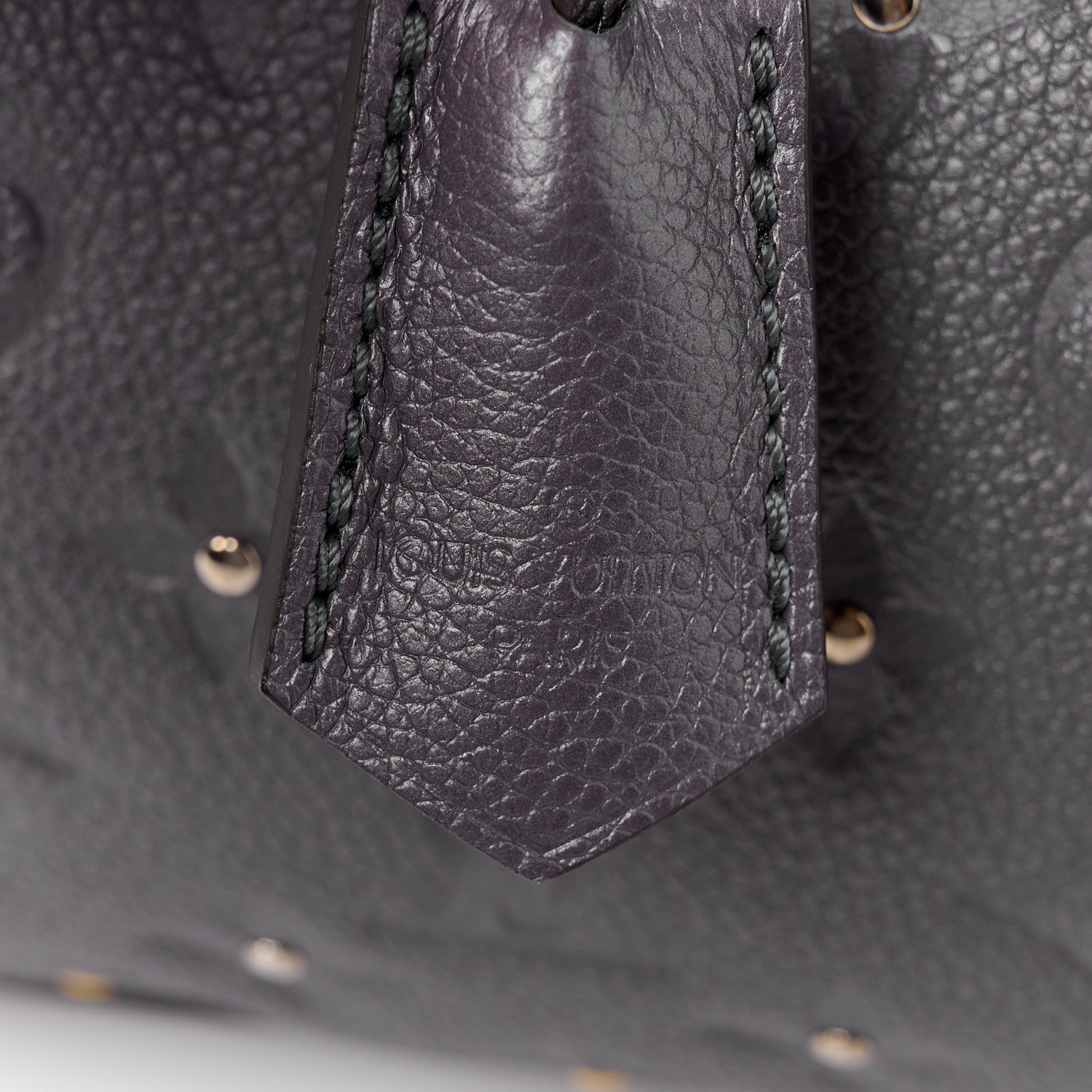 Louis Vuitton LOUIS VUITTON Empreinte Studded Montaigne BB Gris Silver 11 of 16