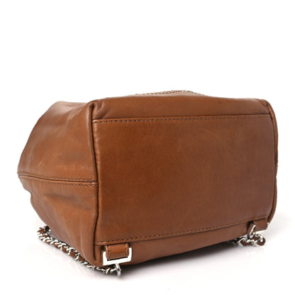 Chanel Lambskin CC Stitched Drawstring Bucket Backpack Tan 5 of 16