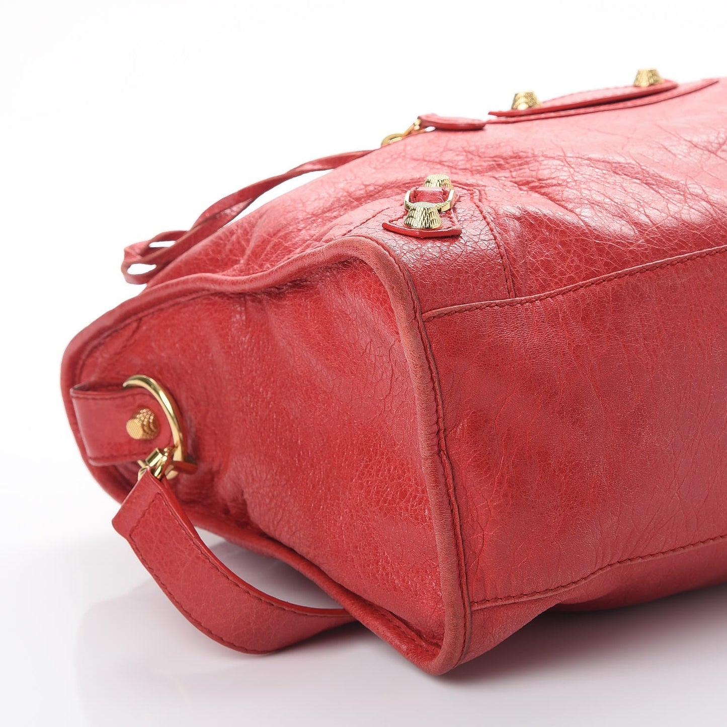 Agneau Giant 12 Gold Hardware City Rouge Cardinal