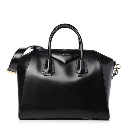 Givenchy Shiny Lord Calfskin Medium Antigona Black 1 of 9