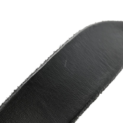 Gucci Cuoio Toscano Nickel Double G 30mm Belt 80 32 Black 8 of 9