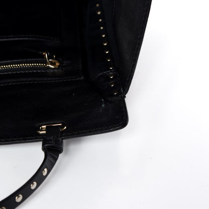 Valentino Garavani Vitello Medium Rockstud Tote Black 12 of 20
