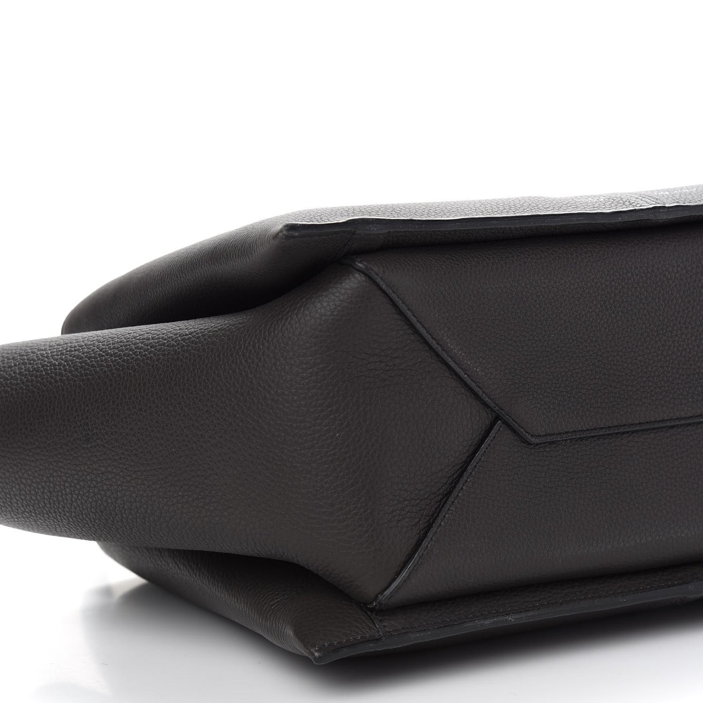 Baby Grained Calfskin Small Tri-Fold Bag Anthracite
