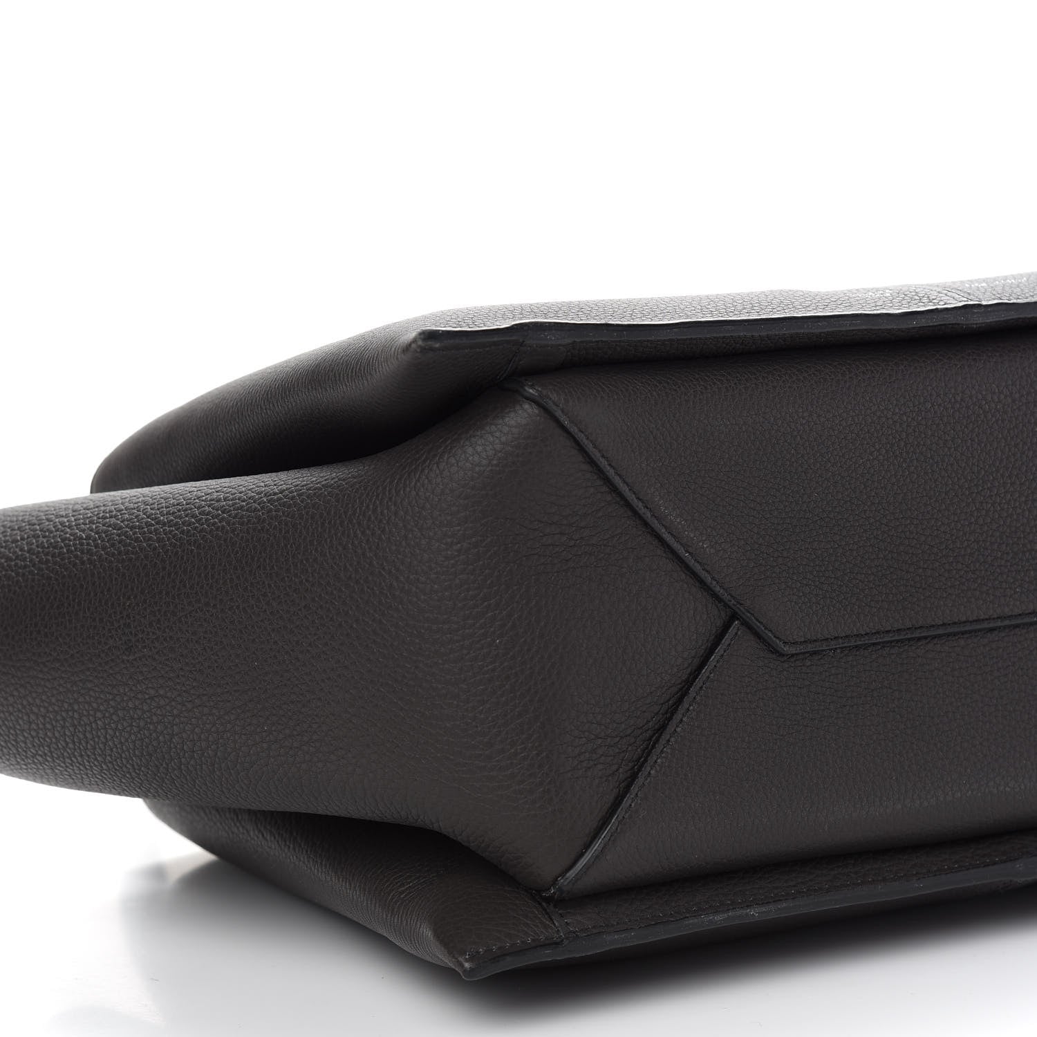 Celine Baby Grained Calfskin Small Tri-Fold Bag Anthracite 7 of 8