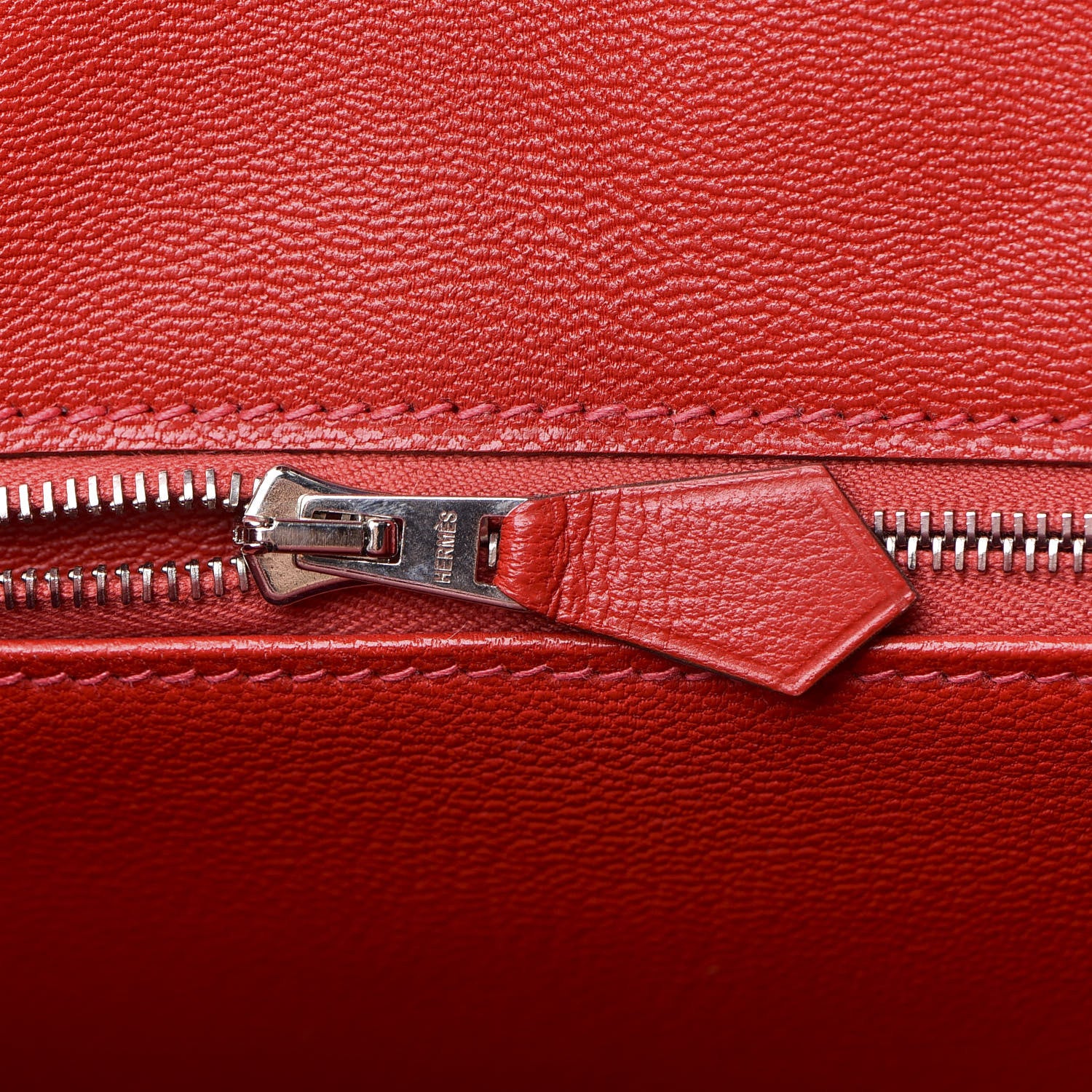 Hermes Shiny Porosus Crocodile Birkin 35 Rouge Vif 18 of 32