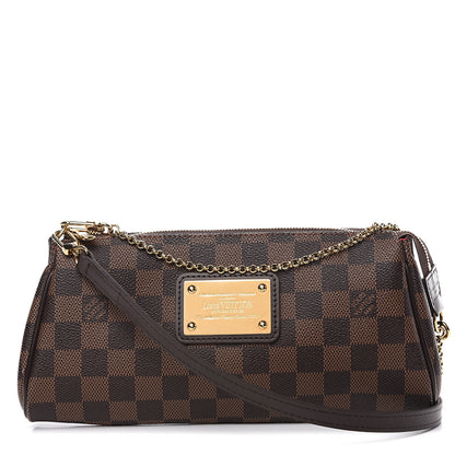 Louis Vuitton Damier Ebene Eva Clutch 1 of 8