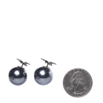 Christian Dior Mise En Dior Tribal Bee Earrings Grey 2 of 5