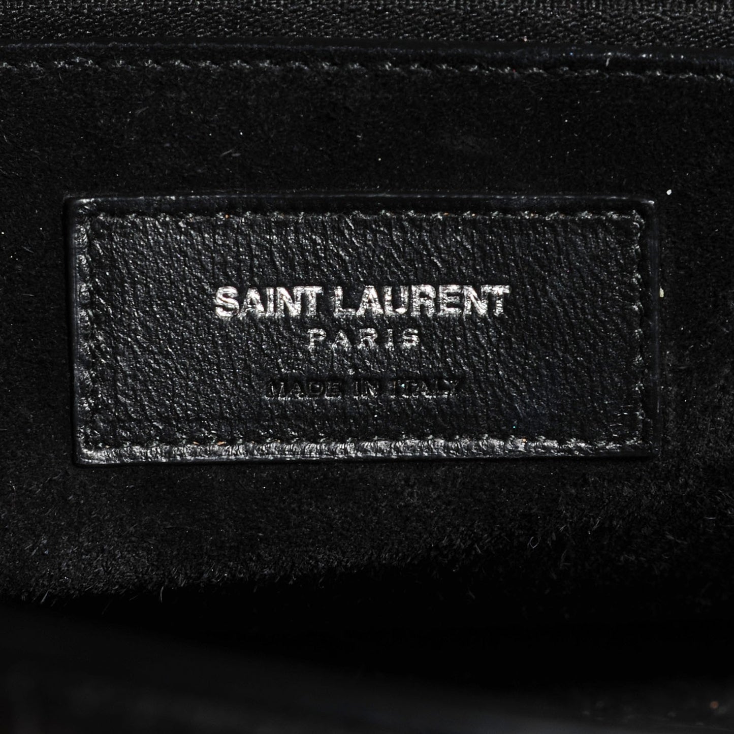 Calfskin Crocodile Embossed Small Sac de Jour Black
