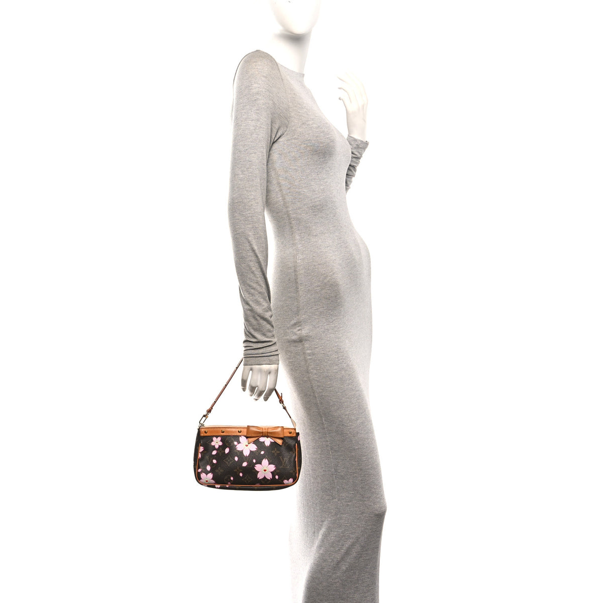 Louis Vuitton Monogram Cherry Blossom Pochette Accessories Brown 2 of 10