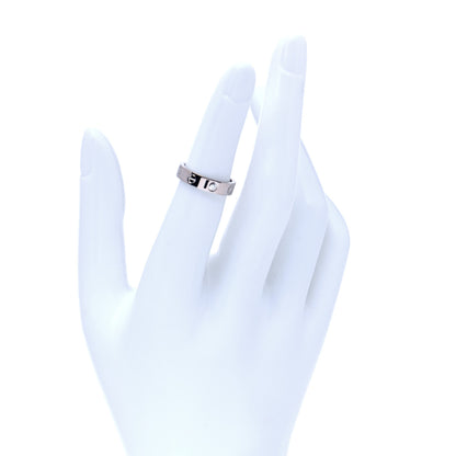 Cartier 18K White Gold Diamond 4mm LOVE Wedding Band Ring 49 4.75 2 of 6