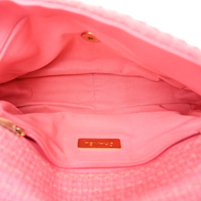 Chanel Metallic Tweed Quilted Large Chanel 19 Flap Pink 5 of 11