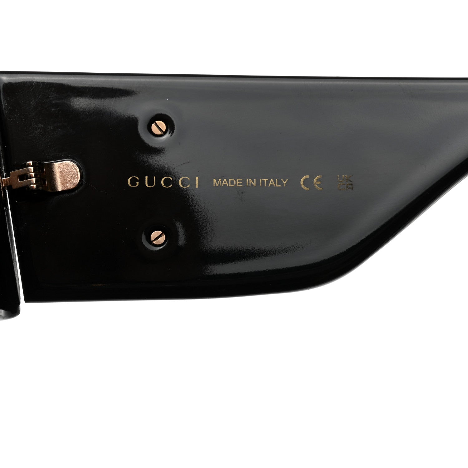 Gucci Acetate Rectangular Sunglasses GG0811S Black 6 of 9