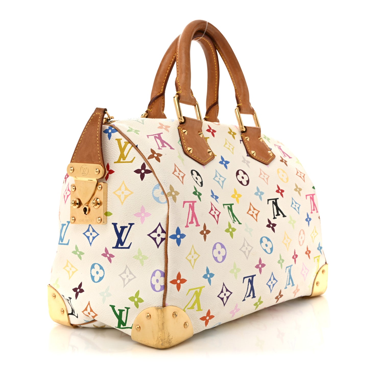 Monogram Multicolor Speedy 30 White
