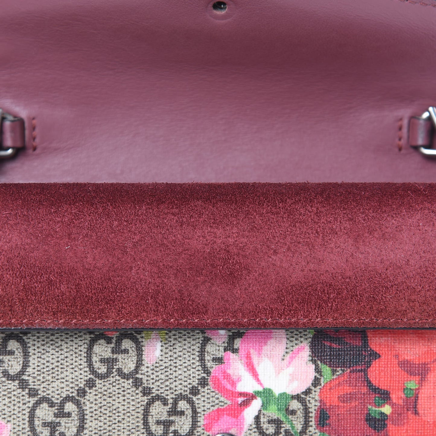 GG Supreme Monogram Blooms Super Mini Dionysus Shoulder Bag Beige Multicolor Dry Rose