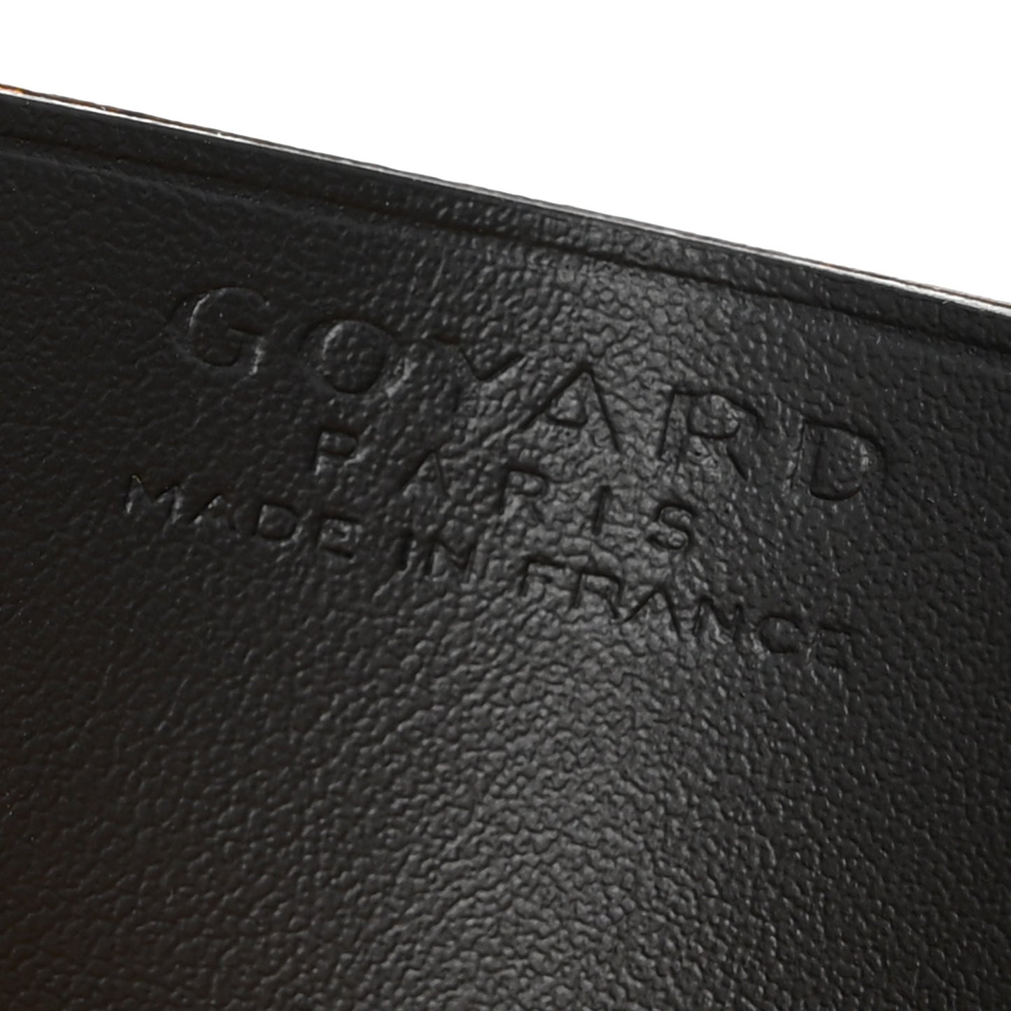 Goyardine Saint Sulpice Card Holder Black